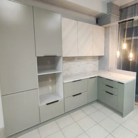 Кухня Виола Олива Диагональ Жемчуг